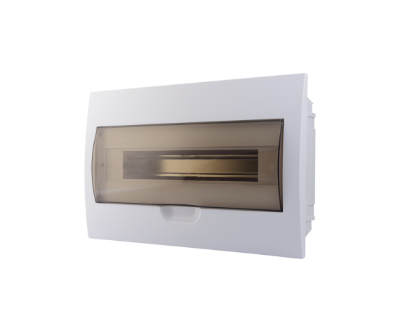 LEZARD 730-1000-018 бокс с прозрачной крышкой ЩРВ-П-18 внутренний IP40