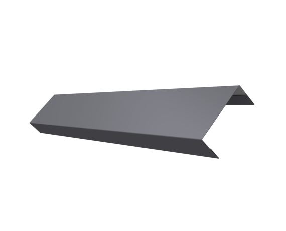 Ламель лицевая 50 забора жалюзи Texas 0,45 Drap TX RAL 7004 сигнальный серый