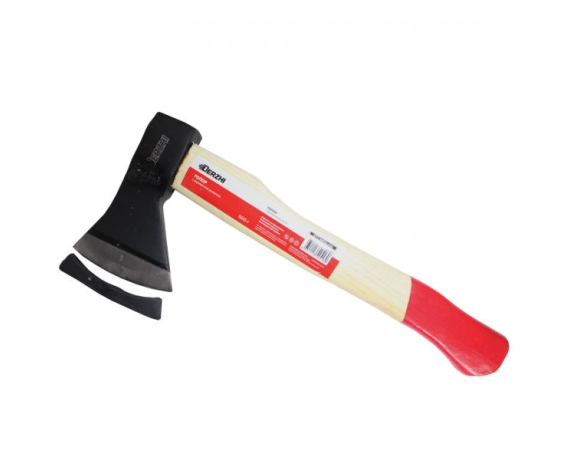 Топор DERZHI кованый с деревянной рукоятью 600г 