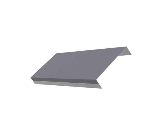 Ламель обратная 125 забора жалюзи Texas 0,45 Drap TX RAL 7004 сигнальный серый