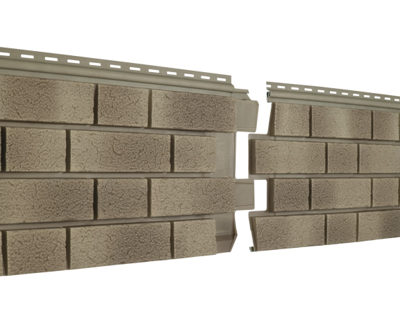 Сайдинг виниловый Stone-House S-Lock КЛИНКЕР БАЛТИК Пустыня  0,292*1,95 15 шт./уп.