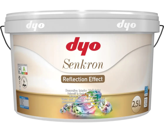 SENKRON Интерьерная финишная краска с золотым эффектом 2,5 л 