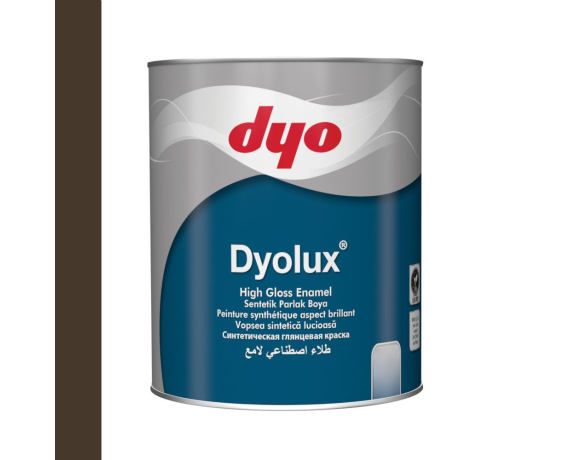 DYOLUX Краска-эмаль алкидная глянцевая св.коричневая 0,75 л