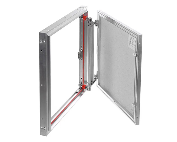 Люк алюминиевый под плитку 400*400