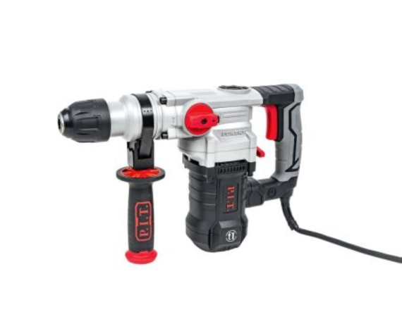 Перфоратор P.I.T. РВН28-С3 МАСТЕР (3-реж,вертик,1400Вт,5,5Дж,SDS-MAX,пласт.кейс,макс.диам.бура 28мм)