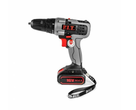 Шуруповерт P.I.T. PSR16-С МАСТЕР (14В,2акк.1,5 Ач,2 ск,28Нм,быстр.зар.,кейс,фикс.шпин)