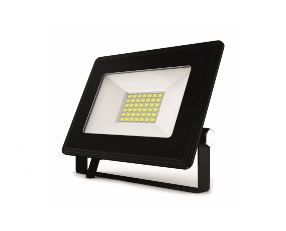 Прожектор с/д LEEK LED FL 30W BLACK IP65 хол бел