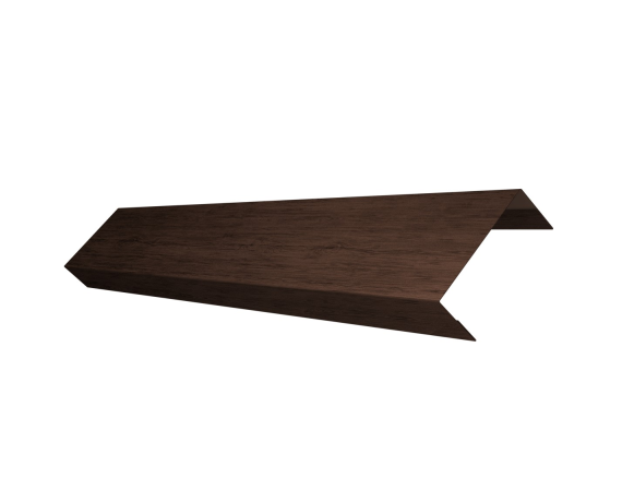 Ламель обратная 50 забора жалюзи Texas 0,45 Print Premium с пленкой Antique Wood TwinColor