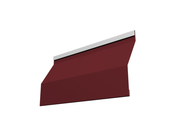 Ламель забора жалюзи Milan new 0,5 Satin Matt TX RAL 3005 красное вино