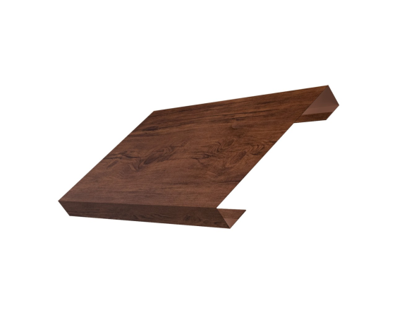 Ламель лицевая 150 забора жалюзи Texas 0,45 Print Premium с пленкой Cherry Wood Fresh TwinColor