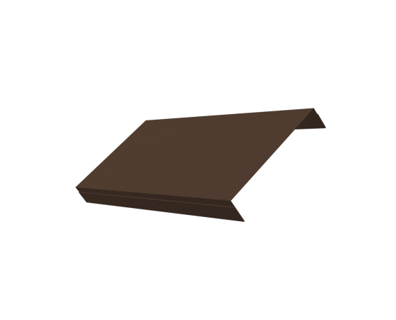 Ламель обратная 150 забора жалюзи Texas 0,45 Drap-double TX RAL 8017 шоколад