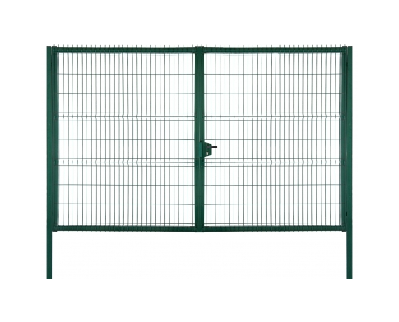 Ворота Profi Lock 2,43х4,0 м RAL 6005 зеленый