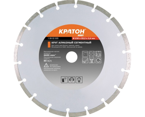 Диск/а сегментный Кратон 150*2,0*22,2мм