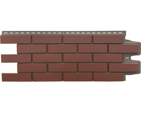 Фасадная панель Grand Line Клинкерный кирпич Design Plus корица темно-беж шов
