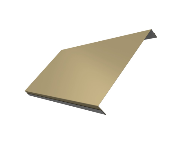 Ламель обратная 200 забора жалюзи Texas 0,45 PE с пленкой RAL 1014 слоновая кость