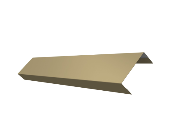 Ламель обратная 50 забора жалюзи Texas 0,45 PE с пленкой RAL 1014 слоновая кость