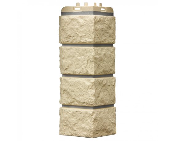 Угол Grand Line Колотый камень Design бежевый (шов 7004)