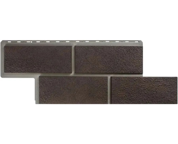 Панель фасадная Альта Профиль Камень Неаполитанский Коричневый S-0,43 кв.м 1260*450мм