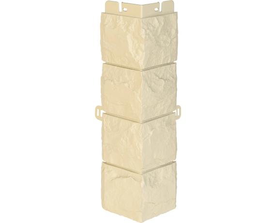 Наружный угол Альта-Профиль Фагот ЭКО Песчаный 450*130*42