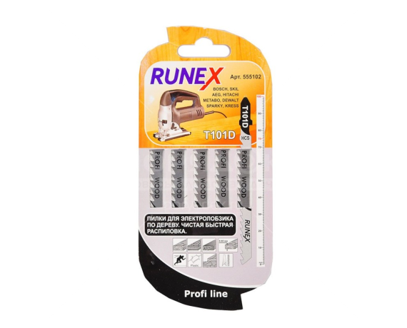 Пилки д/лобзика Runex Т101Д
