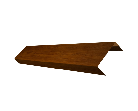 Ламель обратная 50 забора жалюзи Texas 0,45 Print Premium с пленкой Golden Wood Intense FTC