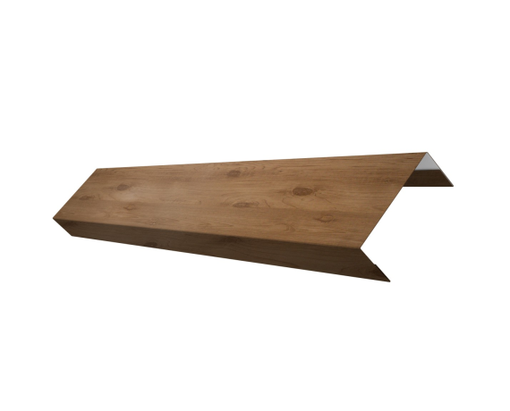 Ламель лицевая 50 забора жалюзи Texas 0,45 Print Premium с пленкой Pine Wood Fresh