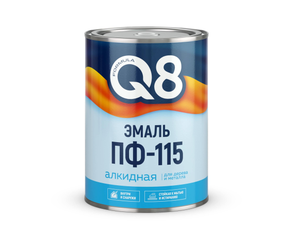 FORMULA Q8 Престиж Эмаль ПФ-115 сиреневая 0,9 кг