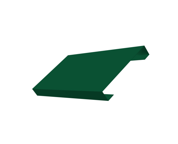 Ламель лицевая 125 забора жалюзи Texas 0,45 PE-Double с пленкой RAL 6005 зеленый мох