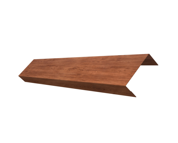 Ламель обратная 50 забора жалюзи Texas 0,45 Print Premium с пленкой Rowan Wood Intense FTC