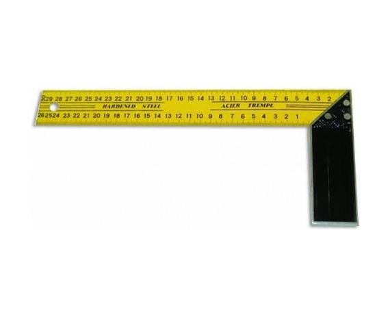 Угольник с алюминиевый основанием - 40 см 