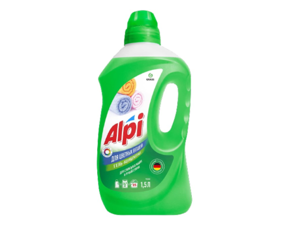Гель-концентрат для стирки белья GRASS ALPI COLOR 1,5л 