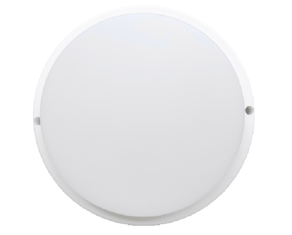 Ecola свет-к Круг ДПП накладной 18W 220V 6500K IP65 матовый белый 155*45 DРRD 18ELC