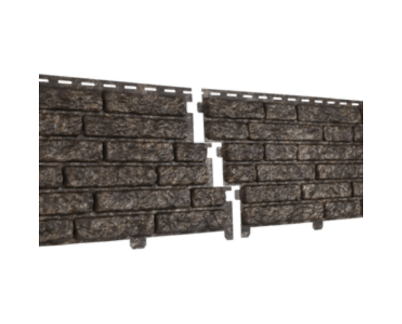 Сайдинг виниловый Stone-House КВАРЦИТ коричневый 0,252*2,0 15 шт./уп.