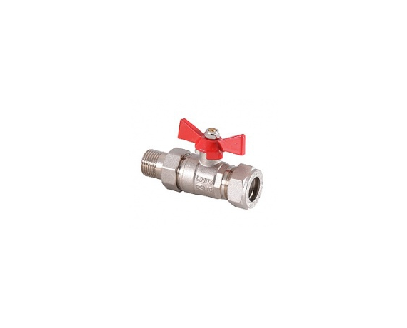 Кран шаровой с полусгоном 1/2
