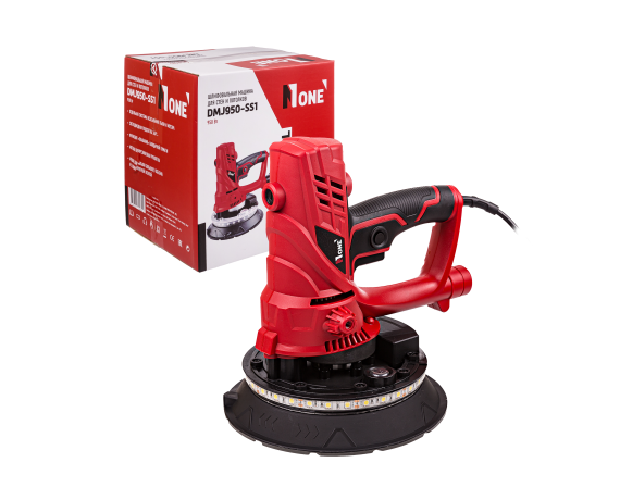 Шлифмашина для стен ручная Number one DMJ950-SS1 (950Вт,подсветка,диск 180мм)