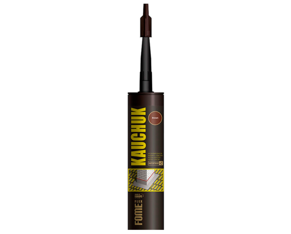 Герметик каучуковый  FOME FLEX Черный  300мл