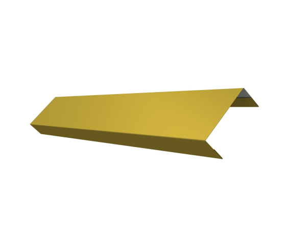 Ламель обратная 50 забора жалюзи Texas 0,45 PE с пленкой RAL 1018 цинково-желтый