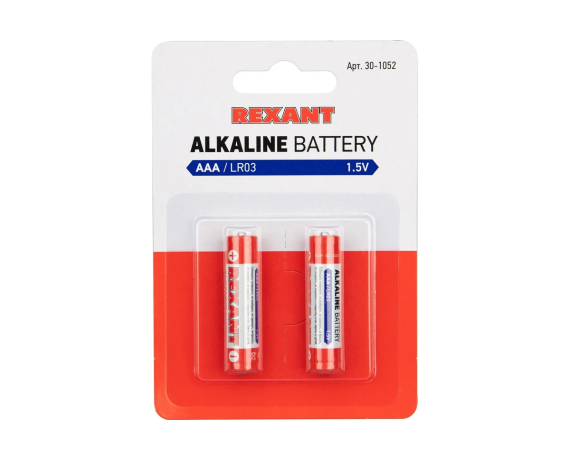 Батарейка REXANT AAA/LR03 1.5 V 1200 mAh (30-1052)