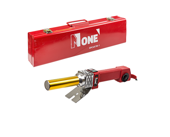 Паяльник для пластиковых труб Number one EPC43/18-1 (1800 Вт, 4 насадки, метал.кейс)