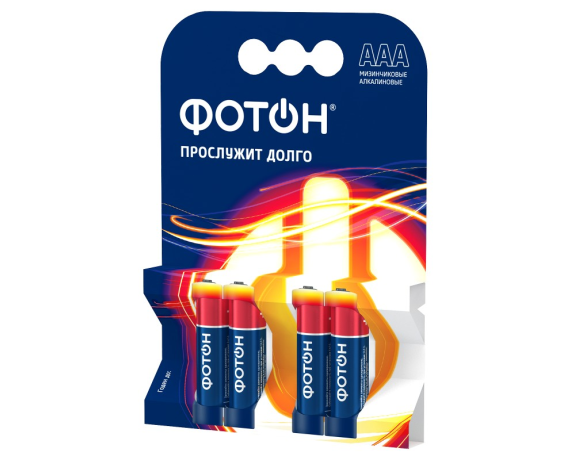 22443 Элемент питания ФОТОН LR03 (мизинчиковая) KP4