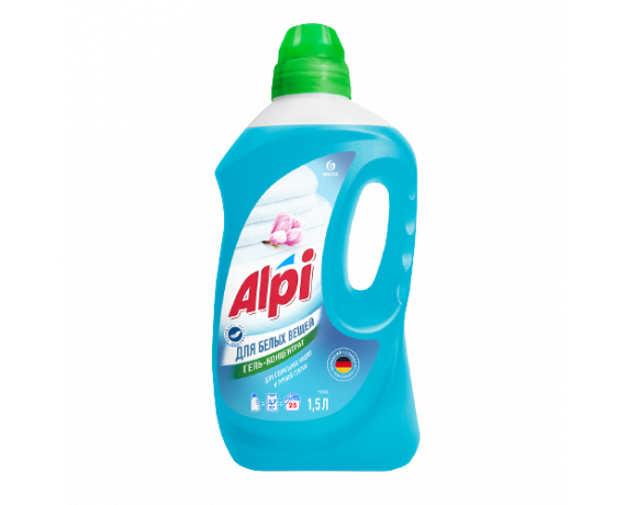 Гель-концентрат для стирки белья GRASS ALPI WHITE 1,5л