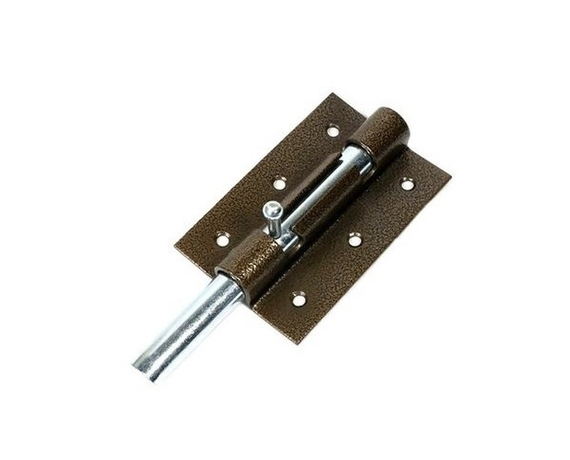 Задвижка дверная ЗД-09 (120 мм) пол.медь (20)