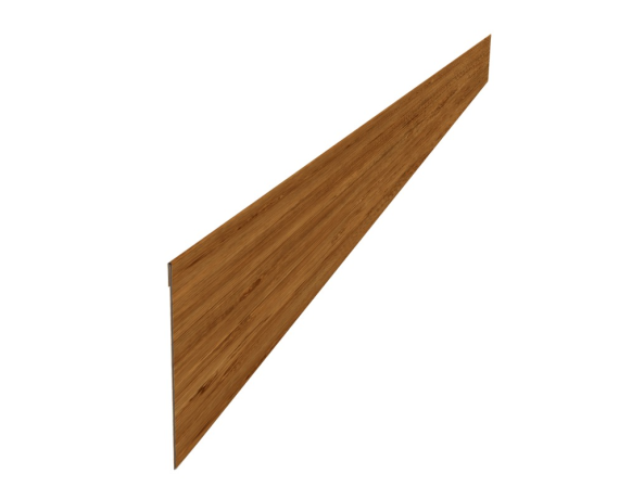 Ламель забора жалюзи Palermo 0,45 Print-Double Elite с пленкой Golden Wood