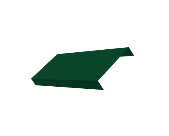 Ламель обратная 125 забора жалюзи Texas 0,45 PE-Double с пленкой RAL 6005 зеленый мох