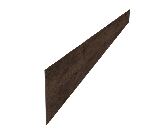 Ламель забора жалюзи Palermo для калиток и ворот 0,45 Print Elite с пленкой Antique Wood TwinColor