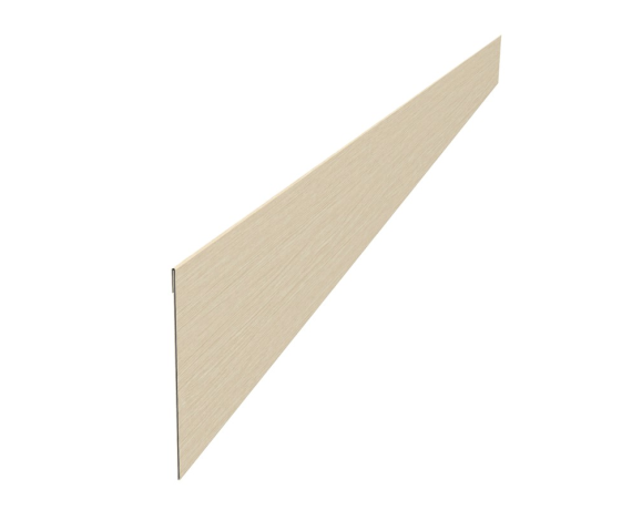 Ламель забора жалюзи Palermo 0,45 Print Elite с пленкой Milky Wood TwinColor