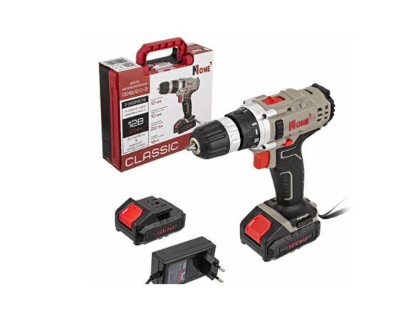 Аккум.дрель Number one CD12/2,0-3CLASSIC (2скорости, 2аккумулятора, кейс)