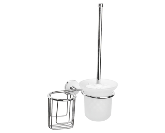 L1910-1 Ёрш настенный,стекло+корзина