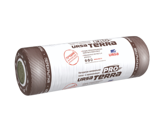 URSA TERRA ТехМат 34PN 9600*1200*50 ((11,52м2;0,576м3/рул)24рул/пал)