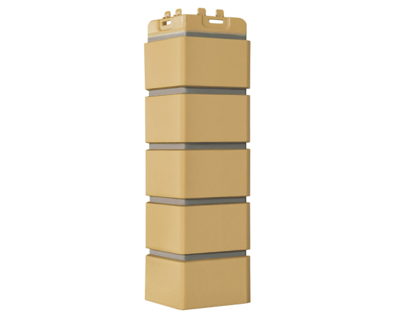 Угол Grand Line Клинкерный кирпич Design песочный (шов 7006)